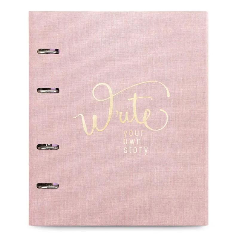 Caderno Fichário 190f Ultra Cotton Rosa Otima