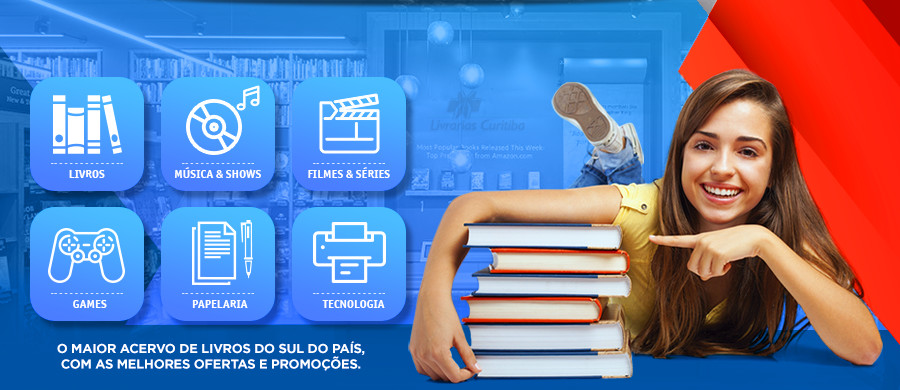 O maior acervo de livros do sul do paós, com as melhores ofertas e promoções.