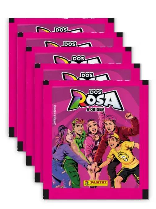 Capa de DOS ROSA (2026) - A ORIGEM - 1 ENVELOPE C/5 CROMOS - PANINI COLECIONAVEL