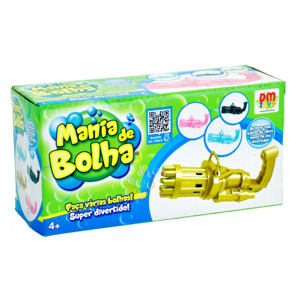 Lançador de Bolha Power à Pilha Diversas Cores