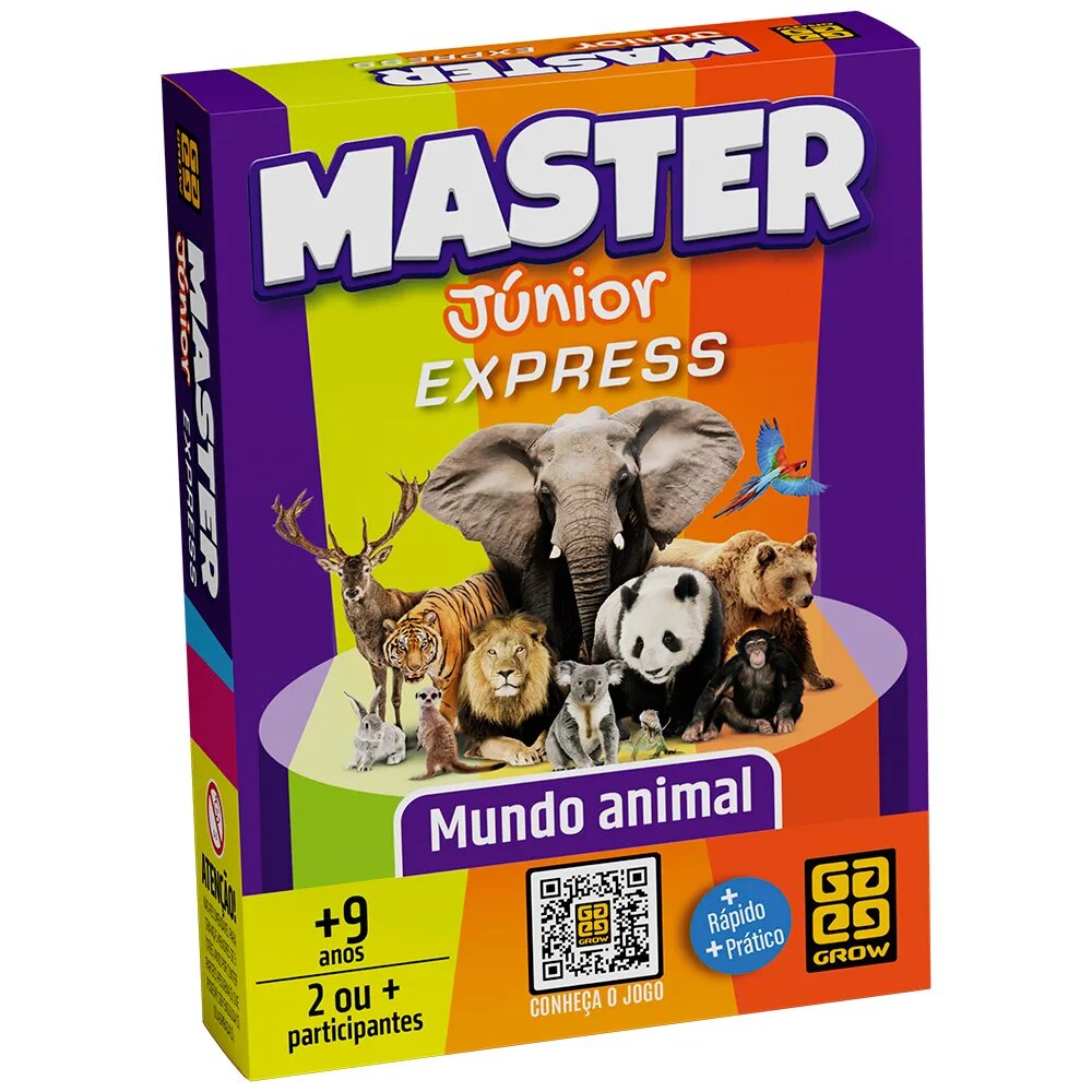 Jogo Master Junior Express Mundo Animal