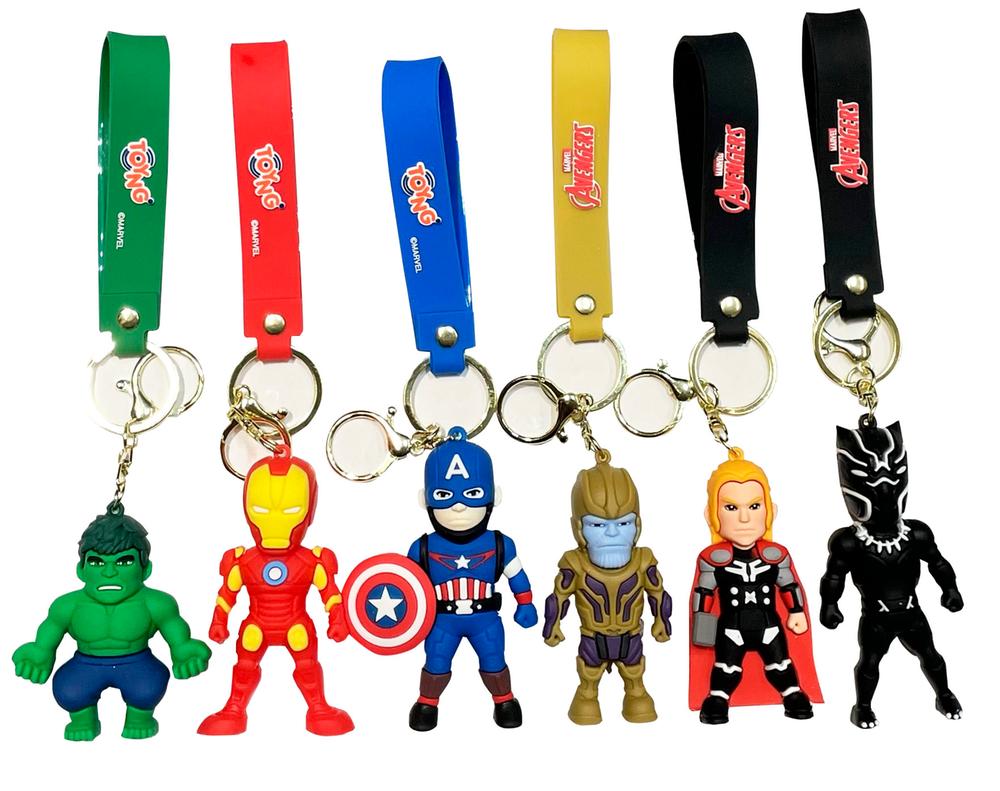 Chaveiro Marvel 3D sortidos
