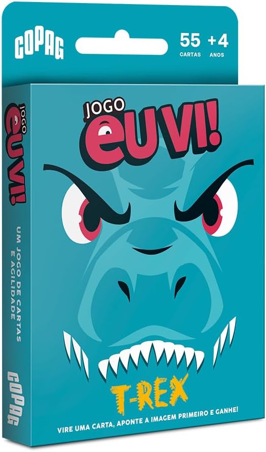 Jogo de Cartas Eu Vi! T-Rex