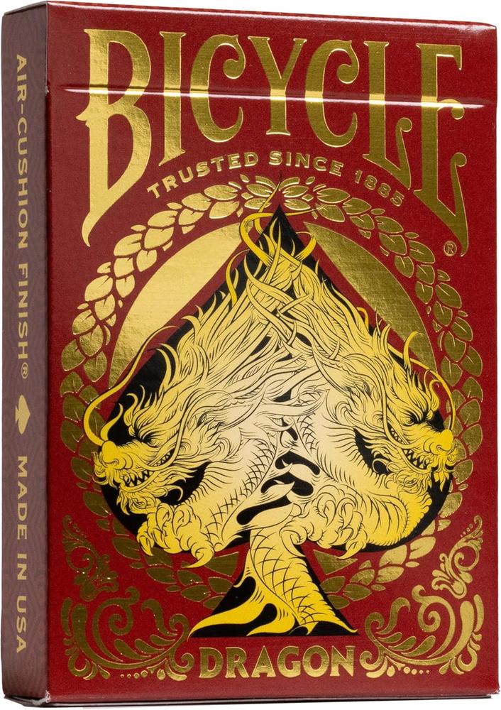 Capa de JOGO DE CARTAS BARALHO RED DRAGON 80094-A BICYCLE S/L