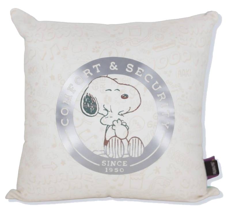 Capa de ALMOFADA FIBRA VELUDO 40X40CM SNOOPY 10065536 Z-CRIATIVA