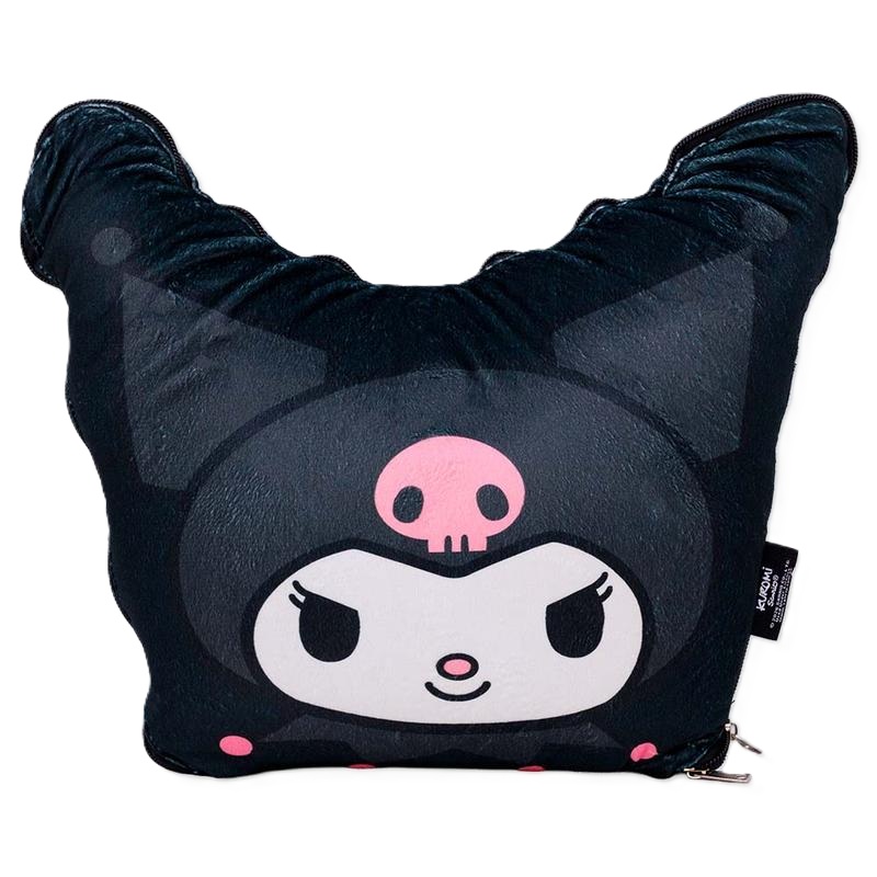 Capa de ALMOFADA 2 EM 1 MANTA C/ZIPER KUROMI 10065643 Z-CRIATIVA