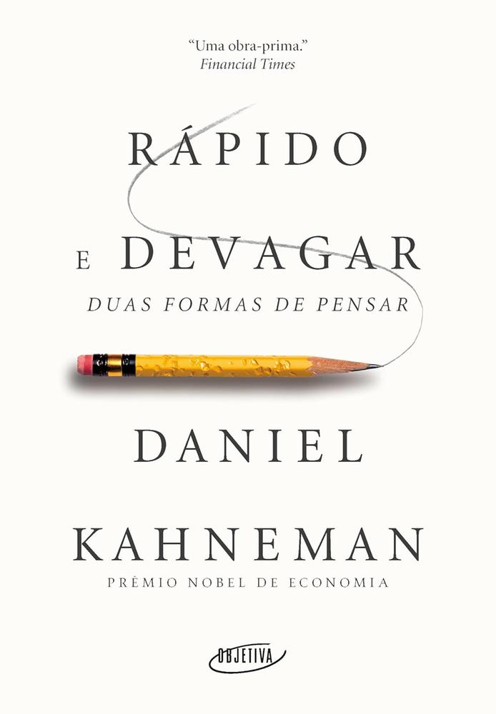 Capa de RAPIDO E DEVAGAR - OBJETIVA