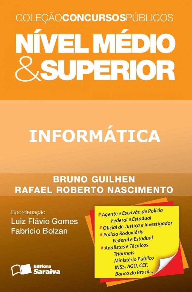 Imagem de INFORMATICA - NIVEL MEDIO E SUPERIOR - SARAIVA