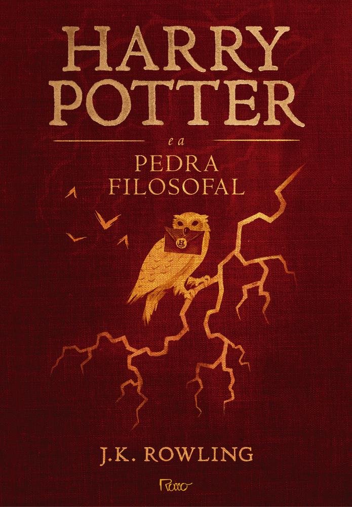 Capa de HARRY POTTER E A PEDRA FILOSOFAL - CAPA NOVA - ROCCO