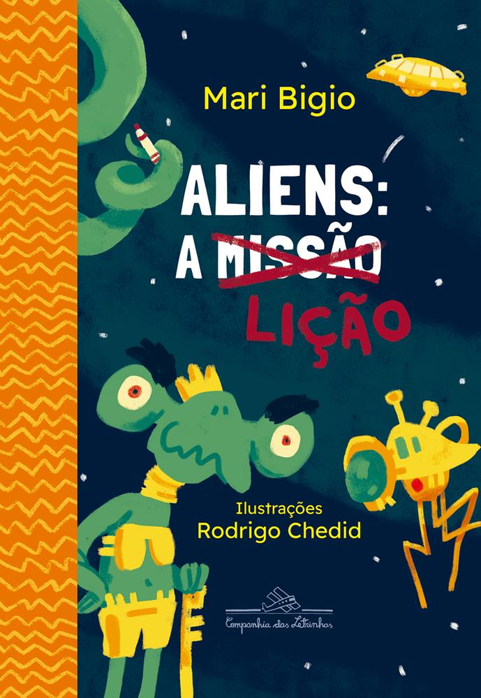 Capa de ALIENS - A LICAO - CIA DAS LETRINHAS