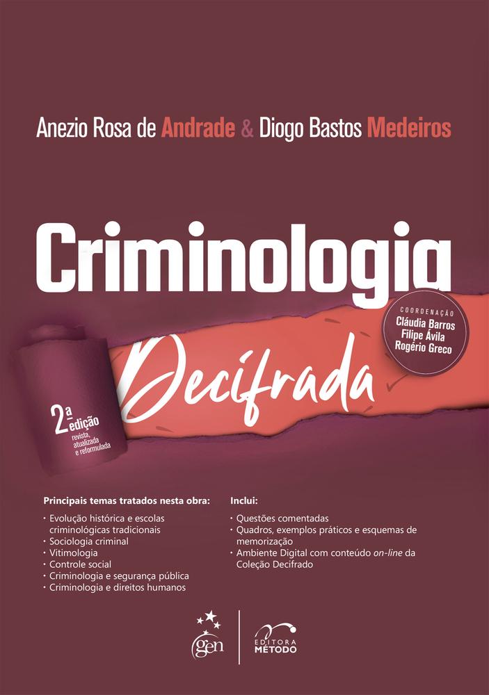 Imagem de CRIMINOLOGIA DECIFRADA - METODO