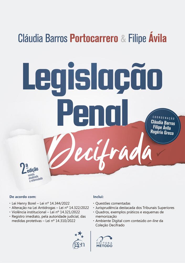Imagem de LEGISLACAO PENAL DECIFRADA - METODO