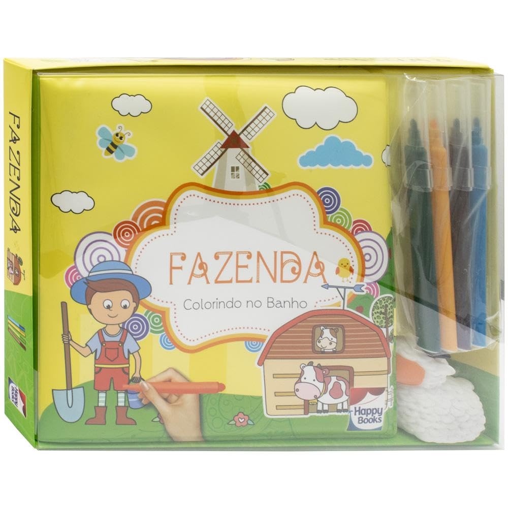 COLORINDO NO BANHO - FAZENDA - HAPPY BOOKS
