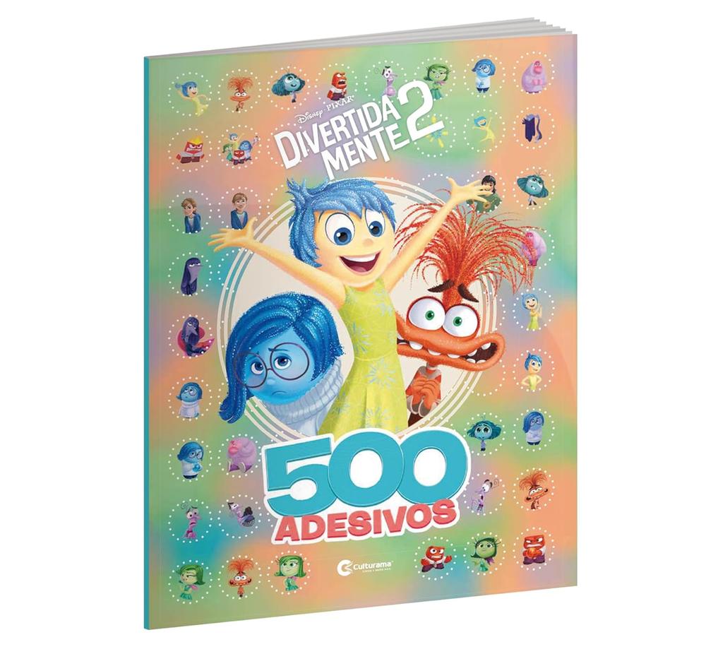 500 adesivos divertida mente 2