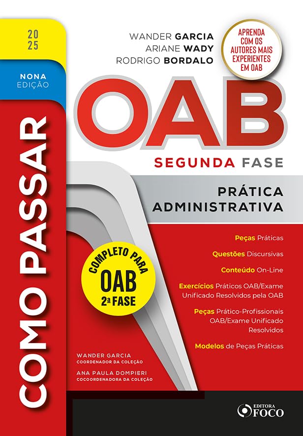 Imagem de COMO PASSAR NA OAB 2 FASE - PRATICA ADMINISTRATIVA - FOCO
