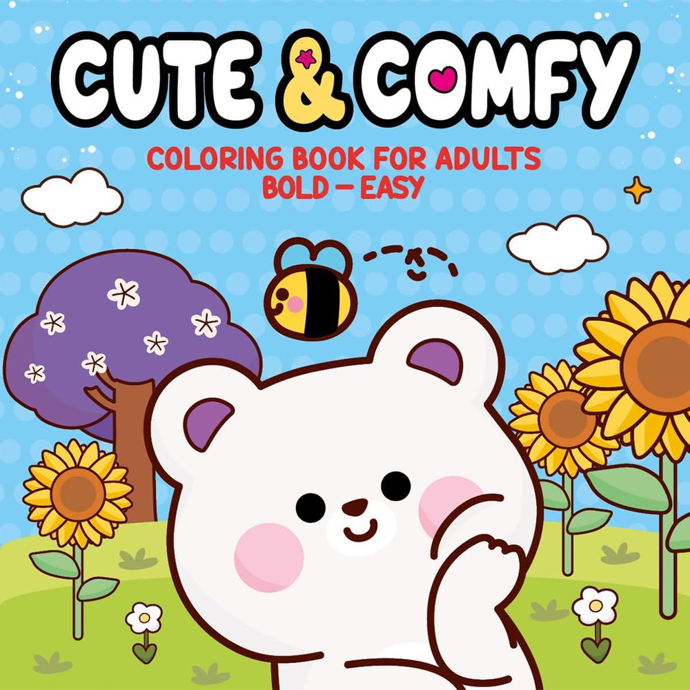 Imagem de CUTE E COMFY COLORING BOOK FOR ADULTS - NATUREZA - LIVRO DE COLORIR - CAMELOT