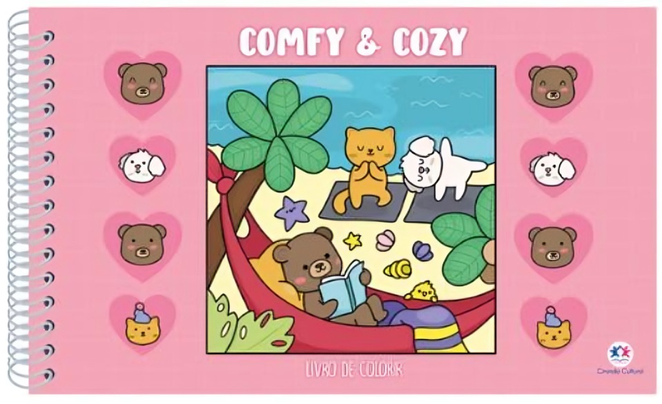 Capa de COMFY E COZY - LIVRO DE COLORIR - CIRANDA CULTURAL