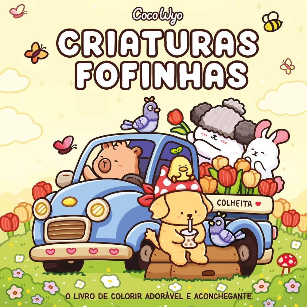 Imagem de CRIATURAS FOFINHAS - COZY CUTIES - LIVRO DE COLORIR COCO WYO - PITAYA