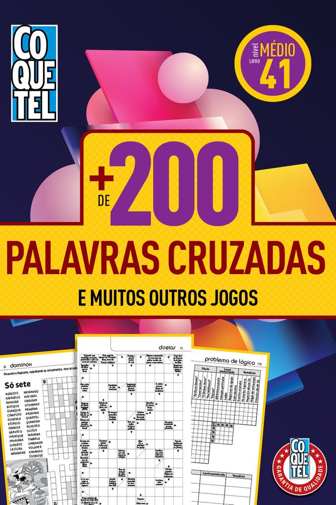 Mais de 200 palavras cruzadas - médio 41
