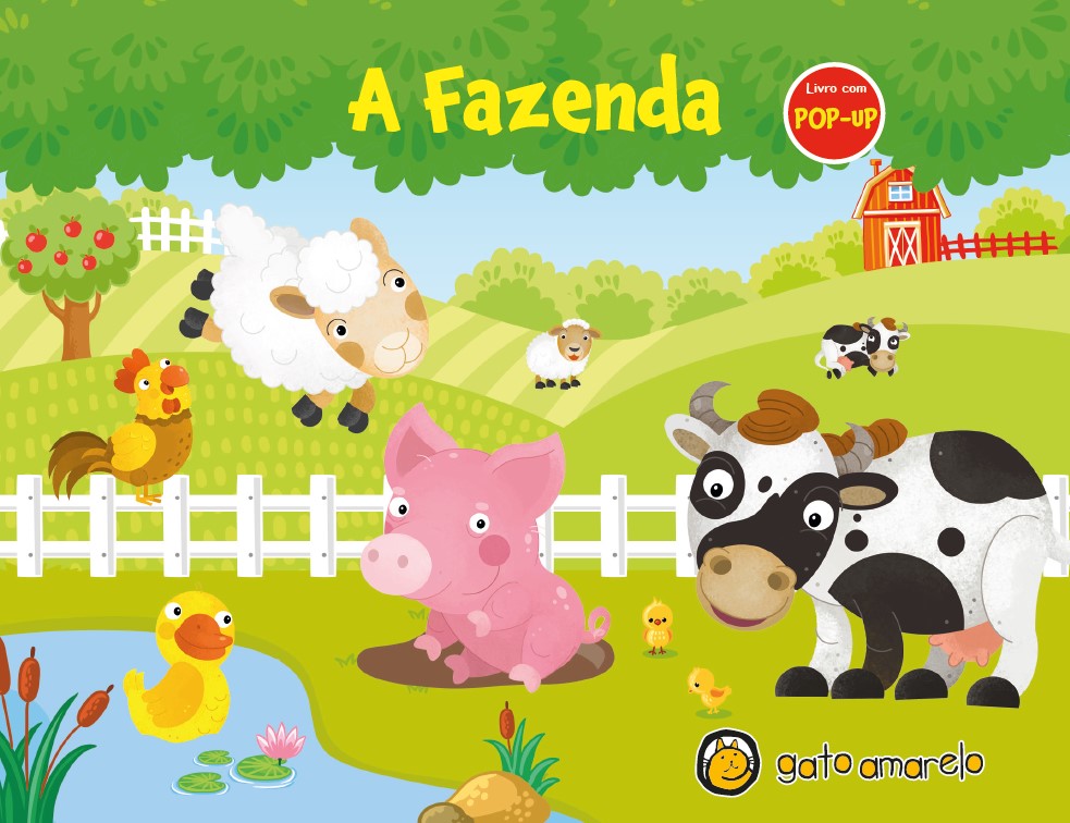Imagem de LIVRO COM POP-UP - A FAZENDA - GATO AMARELO