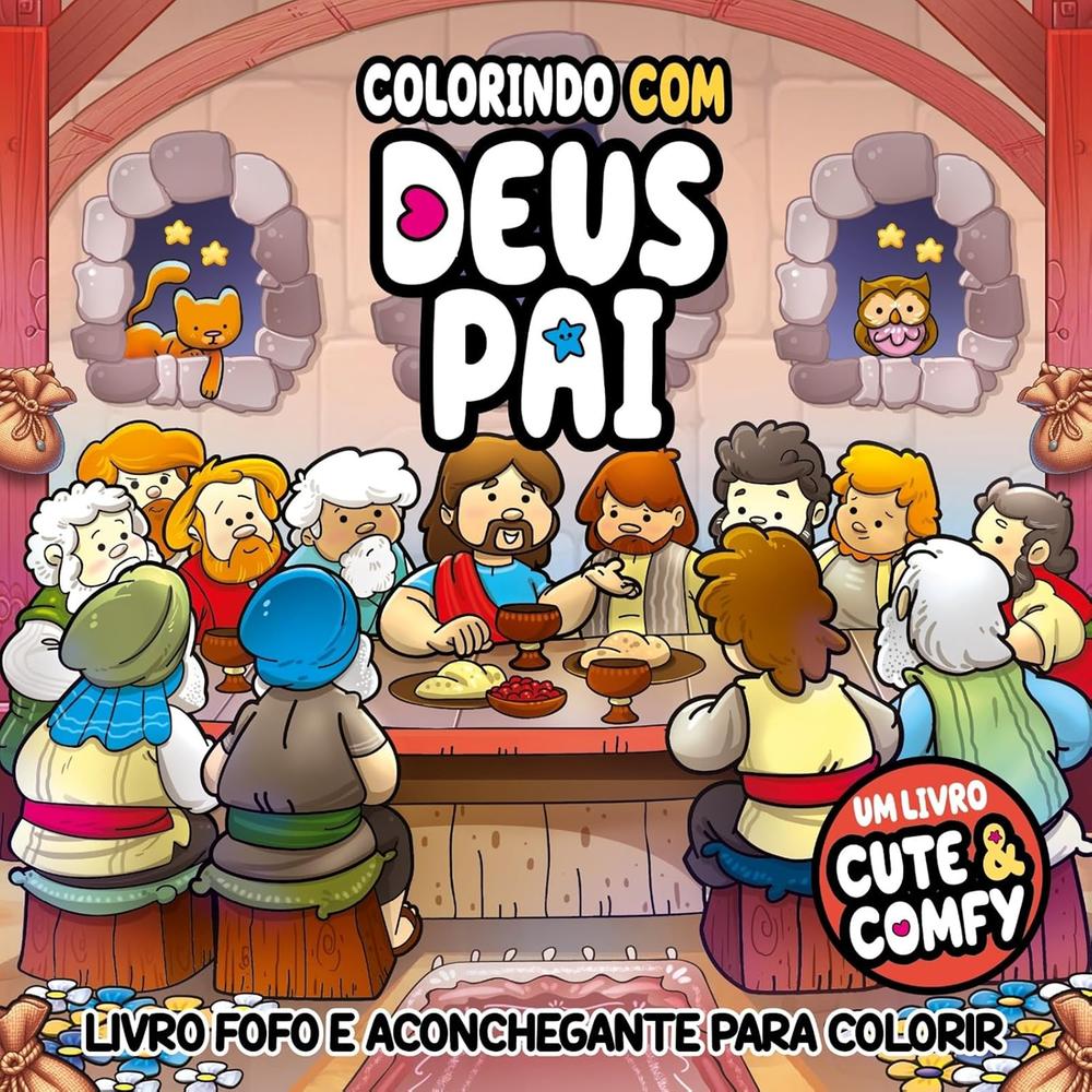 Imagem de COLORINDO COM DEUS PAI - UM LIVRO CUTE E COMFY - LIVRO 2 - CAMELOT