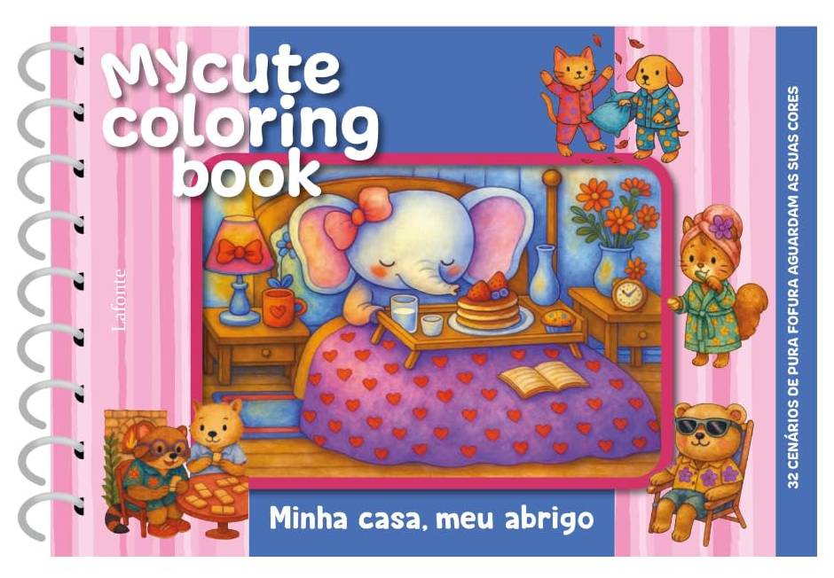 Imagem de MY CUTE COLORING BOOK - MINHA CASA MEU ABRIGO - LAFONTE