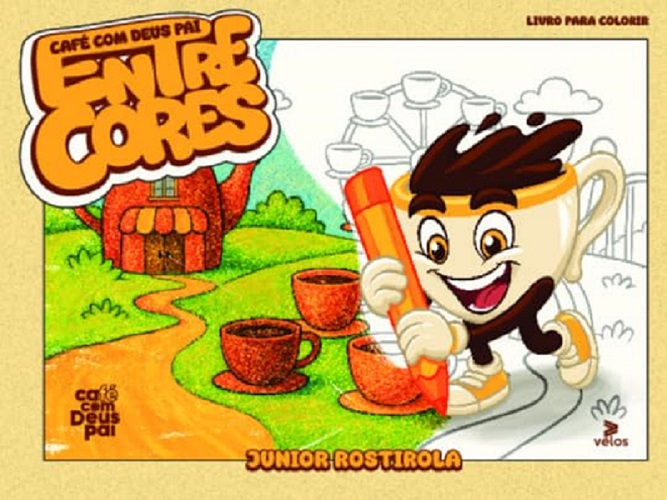 Imagem de CAFE COM DEUS PAI - ENTRE CORES - CAPA DURA - VELOS