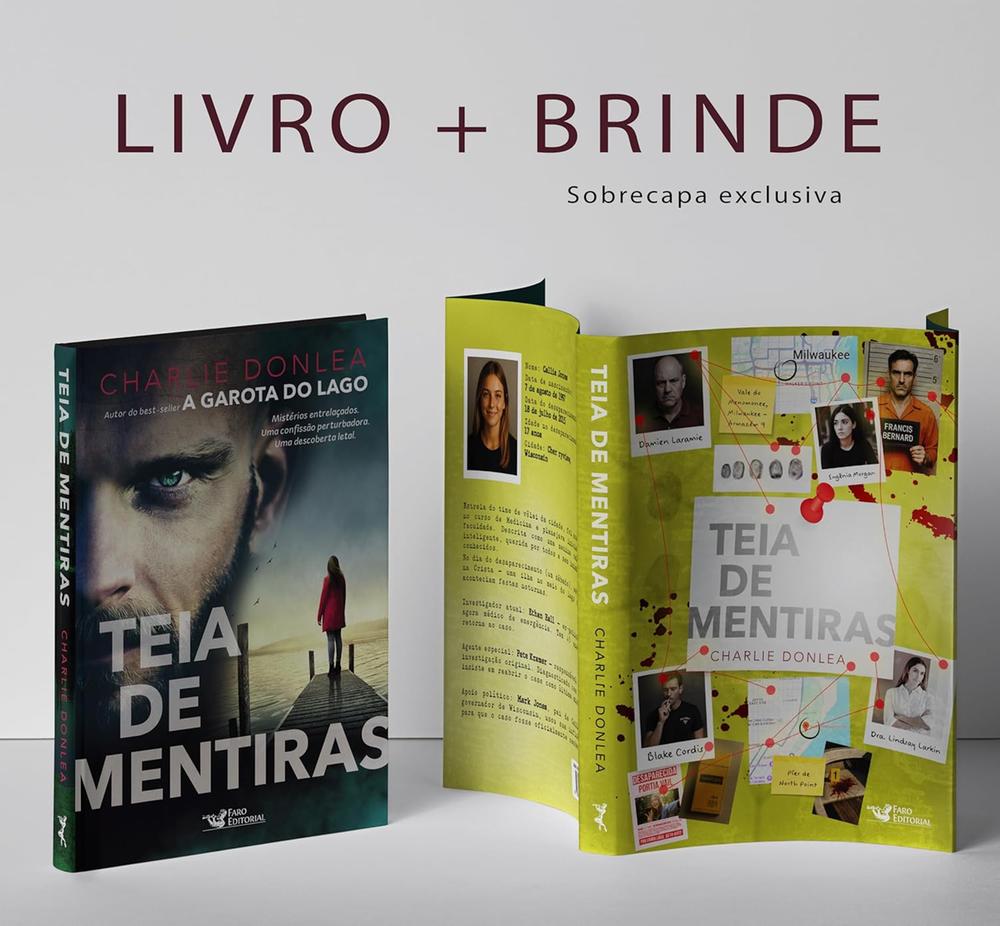 Capa de TEIA DE MENTIRAS - FARO