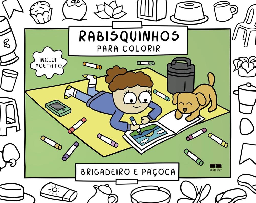 Imagem de RABISQUINHOS PARA COLORIR - BRIGADEIRO E PACOCA - BESTSELLER