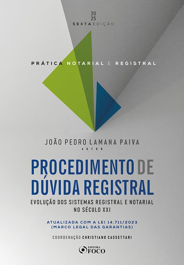 Capa de PROCEDIMENTO DE DUVIDA REGISTRAL - FOCO