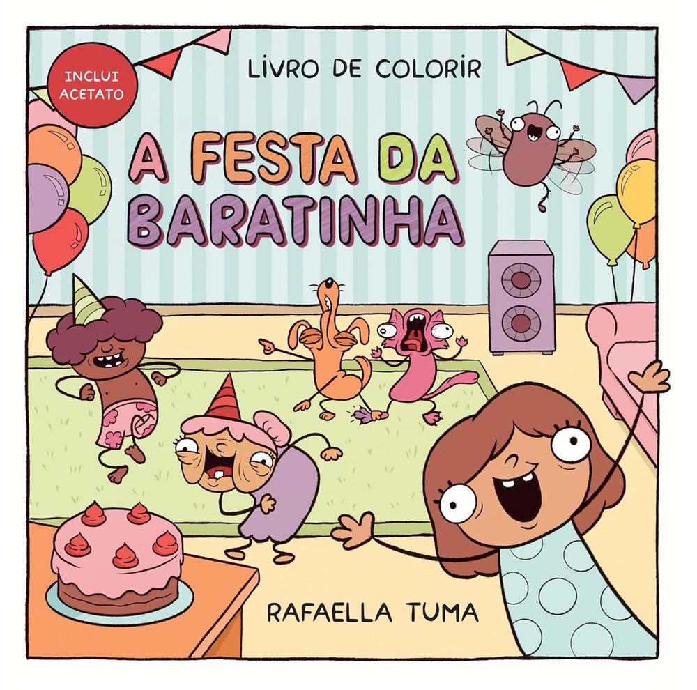 Imagem de FESTA DA BARATINHA, A - LIVRO DE COLORIR - SEXTANTE