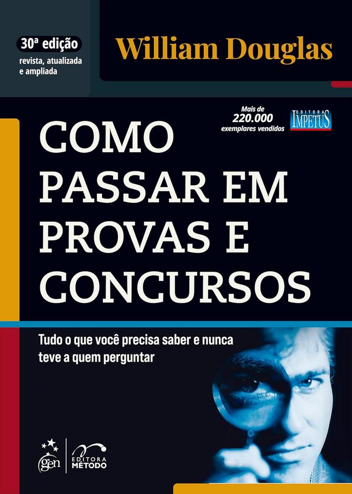 Imagem de COMO PASSAR EM PROVAS E CONCURSOS - METODO