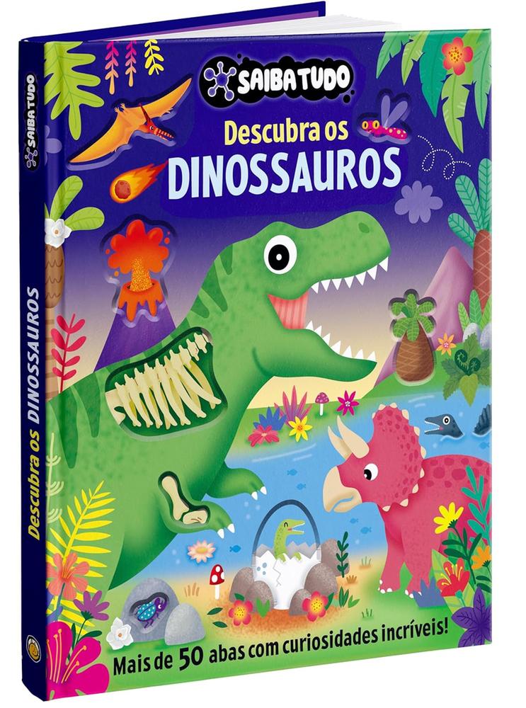 Imagem de SAIBA TUDO - DESCUBRA OS DINOSSAUROS (VOLUME 1) - GATO AMARELO