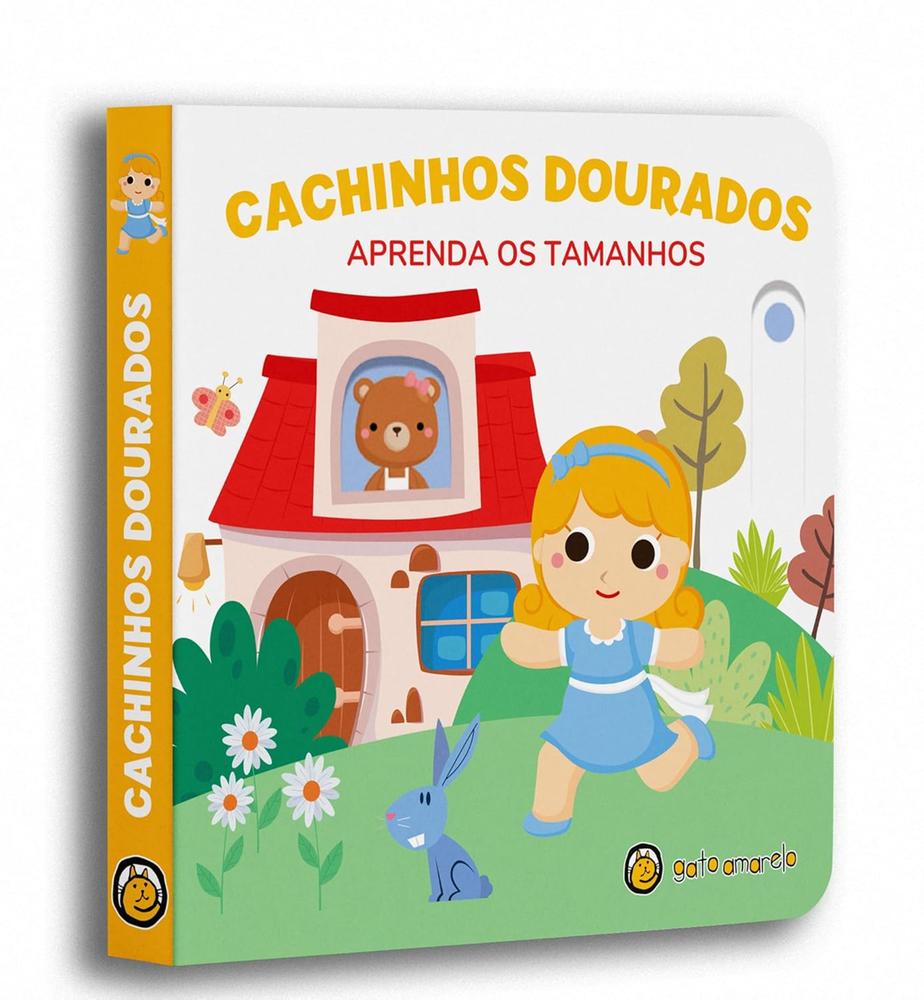 Imagem de CACHINHOS DOURADOS - APRENDA OS TAMANHOS (VOLUME 1) - GATO AMARELO