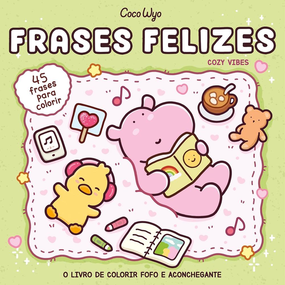 Imagem de FRASES FELIZES - COZY VIBES - PITAYA