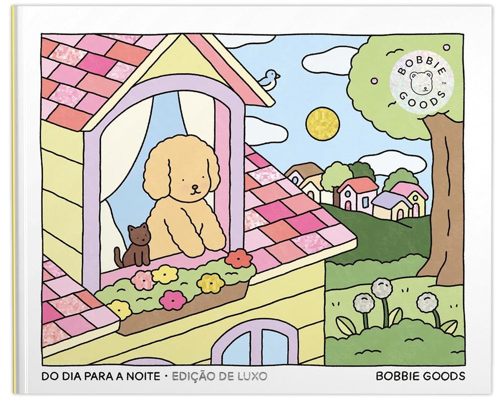 Imagem de DO DIA PARA A NOITE - LIVRO DE COLORIR OFICIAL BOBBIE GOODS - CAPA DURA COM CARTELA DE ADESIVOS - HA