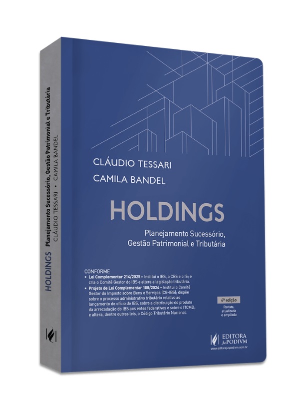 Capa de HOLDINGS PLANEJAMENTO SUCESSORIO GESTAO PATRIMONIAL E TRIBUTARIA (2026) - JUSPODIVM