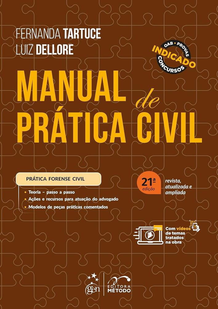 Capa de MANUAL DE PRATICA CIVIL - METODO