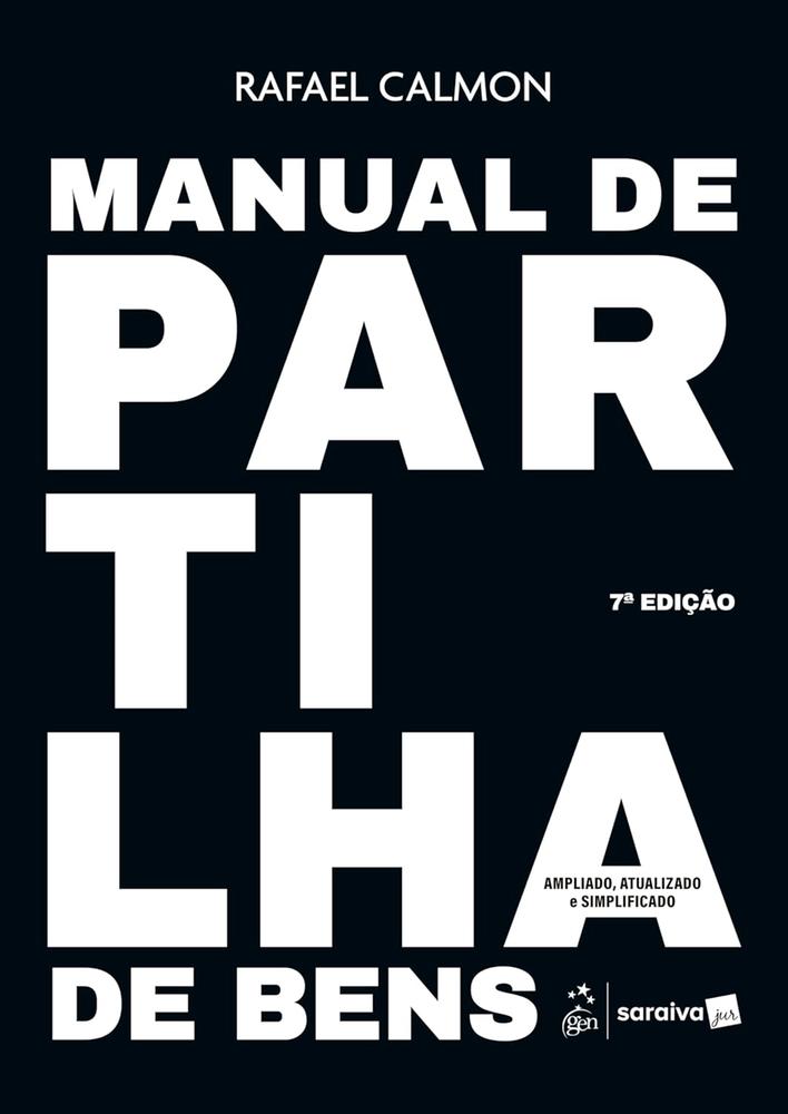Capa de MANUAL DE PARTILHA DE BENS - CALMON - SARAIVA