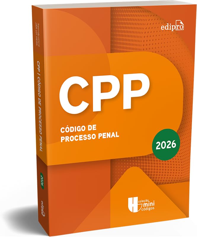 Imagem de CODIGO DE PROCESSO PENAL MINI (2026) - EDIPRO