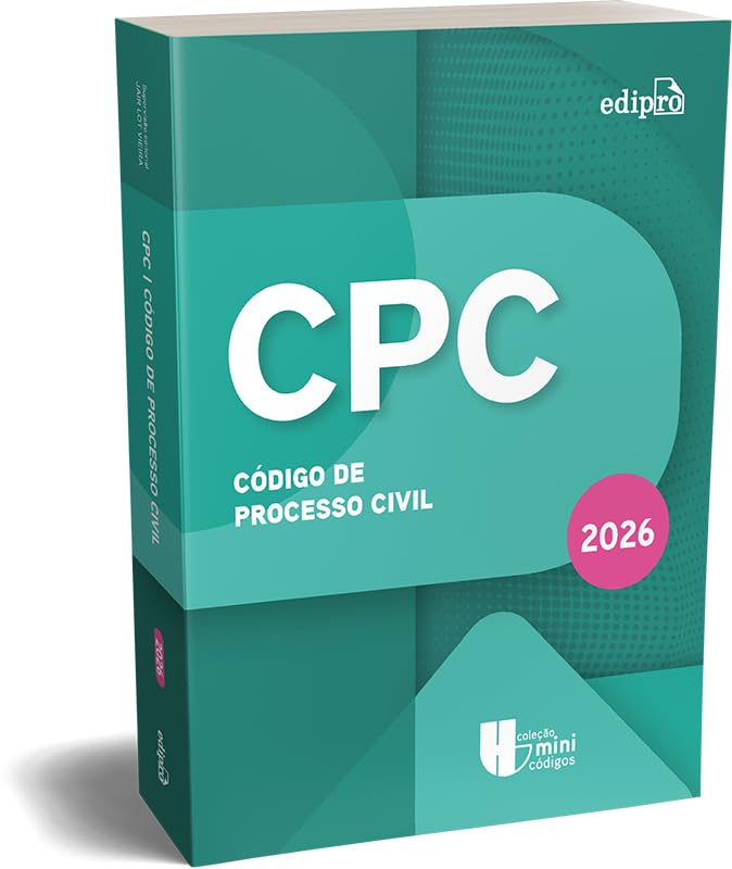 Imagem de CODIGO DE PROCESSO CIVIL MINI (2026) - EDIPRO