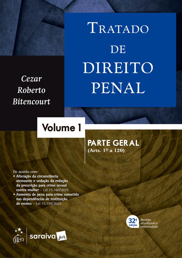 Capa de TRATADO DE DIREITO PENAL - VOL 1 - SARAIVA