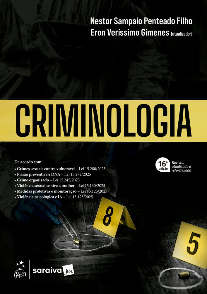 Capa de MANUAL ESQUEMATICO DE CRIMINOLOGIA - SARAIVA