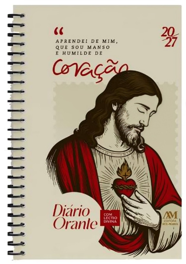 Imagem de DIARIO ORANTE COM LECTIO DIVINA 2027 - JESUS - AVE MARIA