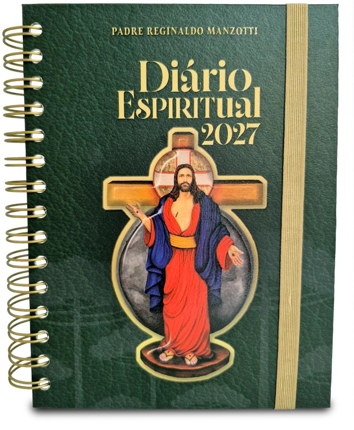 Imagem de DIARIO ESPIRITUAL 2027 - PADRE REGINALDO MANZOTTI - CAPA ARAUCARIAS - ASSOCIACAO EVANGELIZAR E PRECI