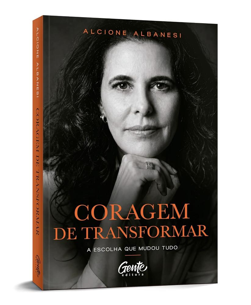 Banner editorial de Coragem de Transformar, livro de Alcione Albanesi