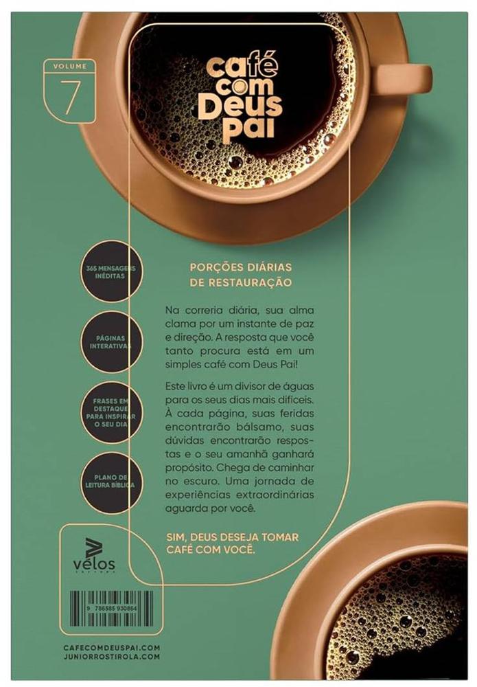 Imagem 2 de CAFE COM DEUS PAI - VOL 07 - VELOS