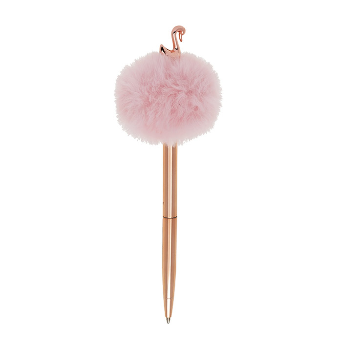 Caneta Esferográfica 1.0mm Metal Cisne Pompom