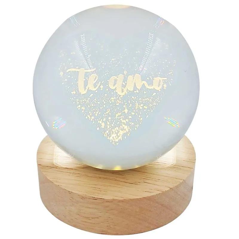 Luminaria Decor Globo Vidro G 3d